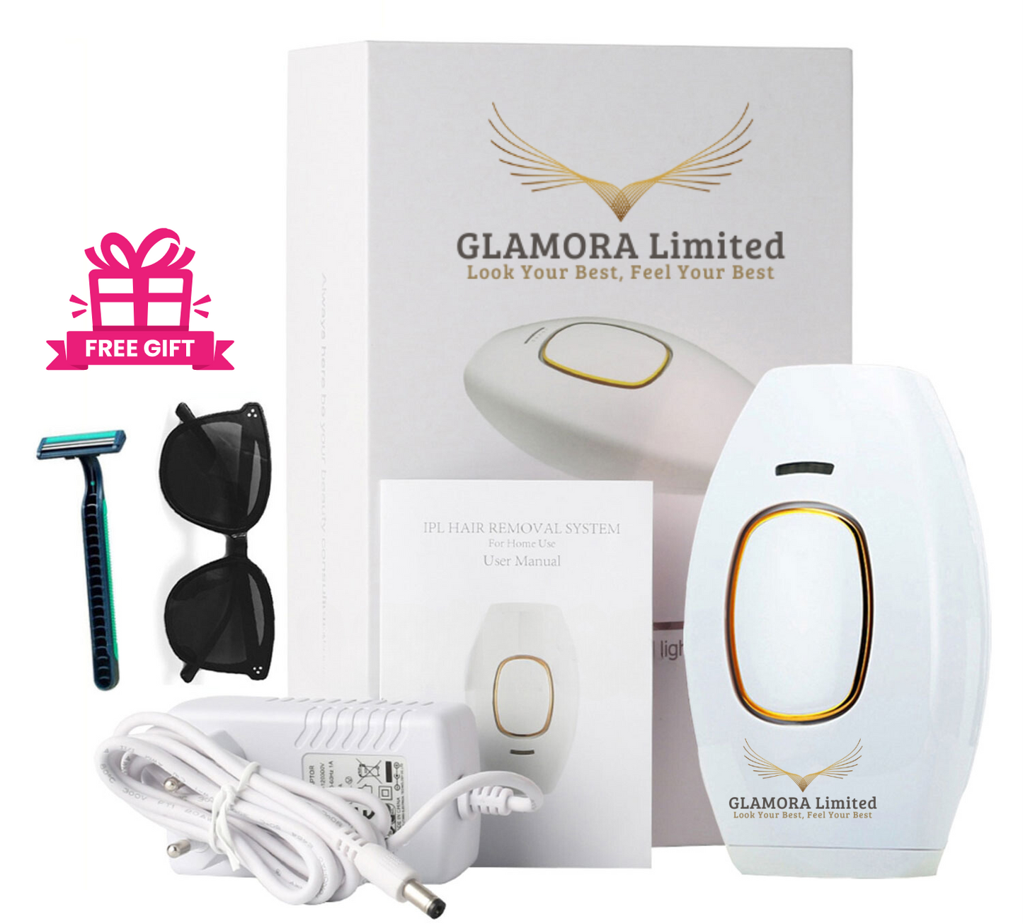 Glamour Pro™ IPL Hair removal device